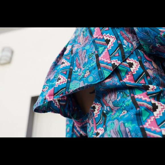 Geometric Cactus Blouse - Picture 6 of 6